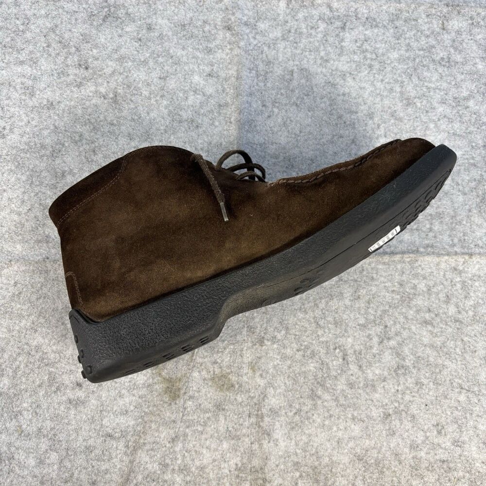 Tod’s Suede Ankle Chukka Boots Shoes Mens Size 8 Chocolate Brown EUC - LEFT ONLY